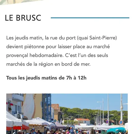 Chaleureux A 3 Min Du Port Du Brusc Apartment *